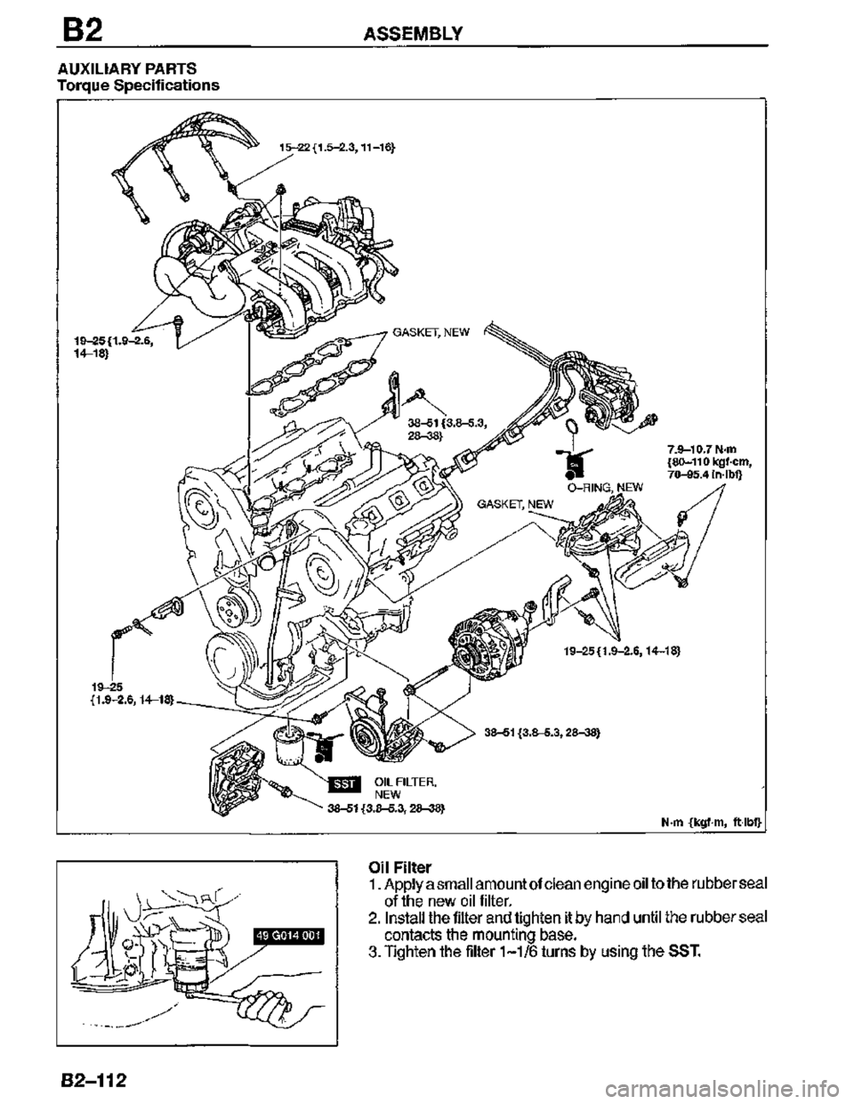 MAZDA MX-3 1995  Workshop Manual 