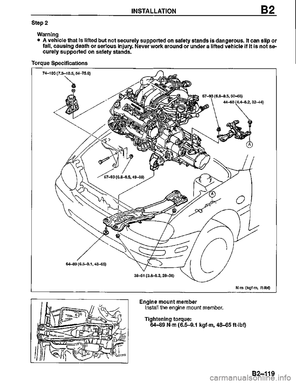 MAZDA MX-3 1995  Workshop Manual 