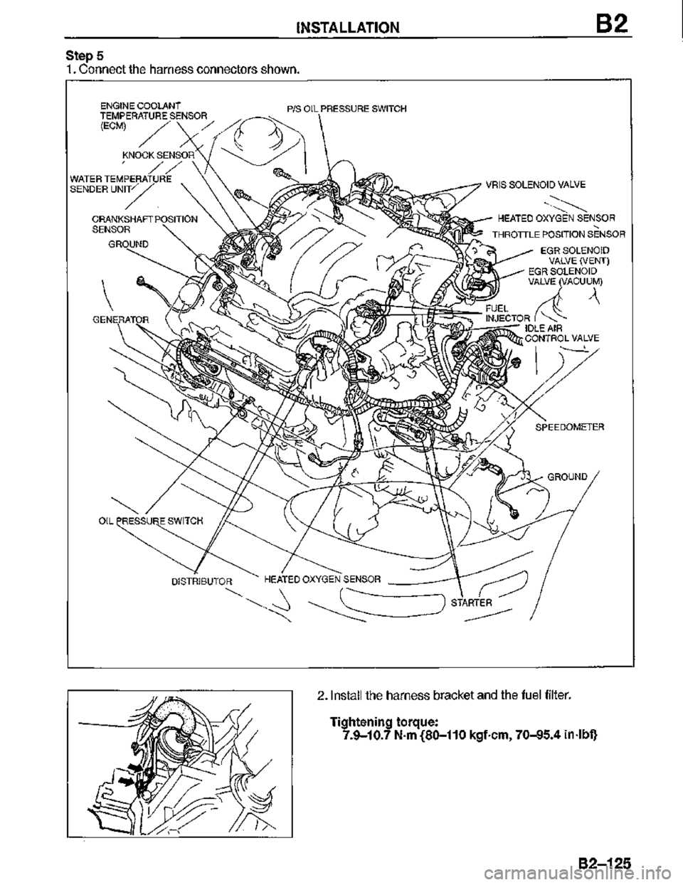 MAZDA MX-3 1995  Workshop Manual 