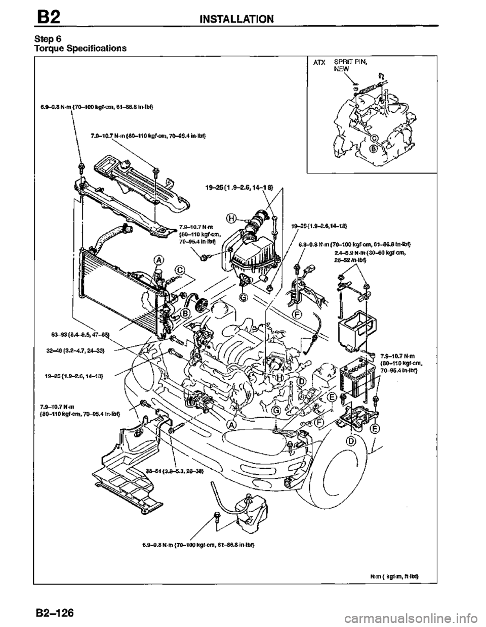 MAZDA MX-3 1995  Workshop Manual 