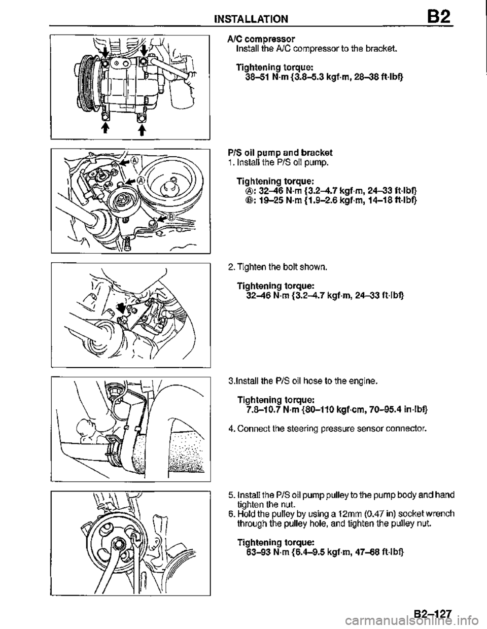 MAZDA MX-3 1995  Workshop Manual 