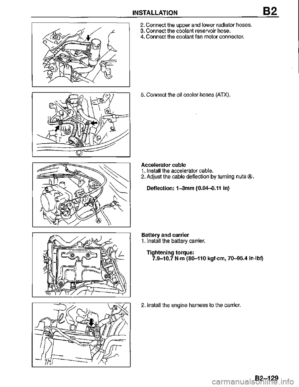 MAZDA MX-3 1995  Workshop Manual 