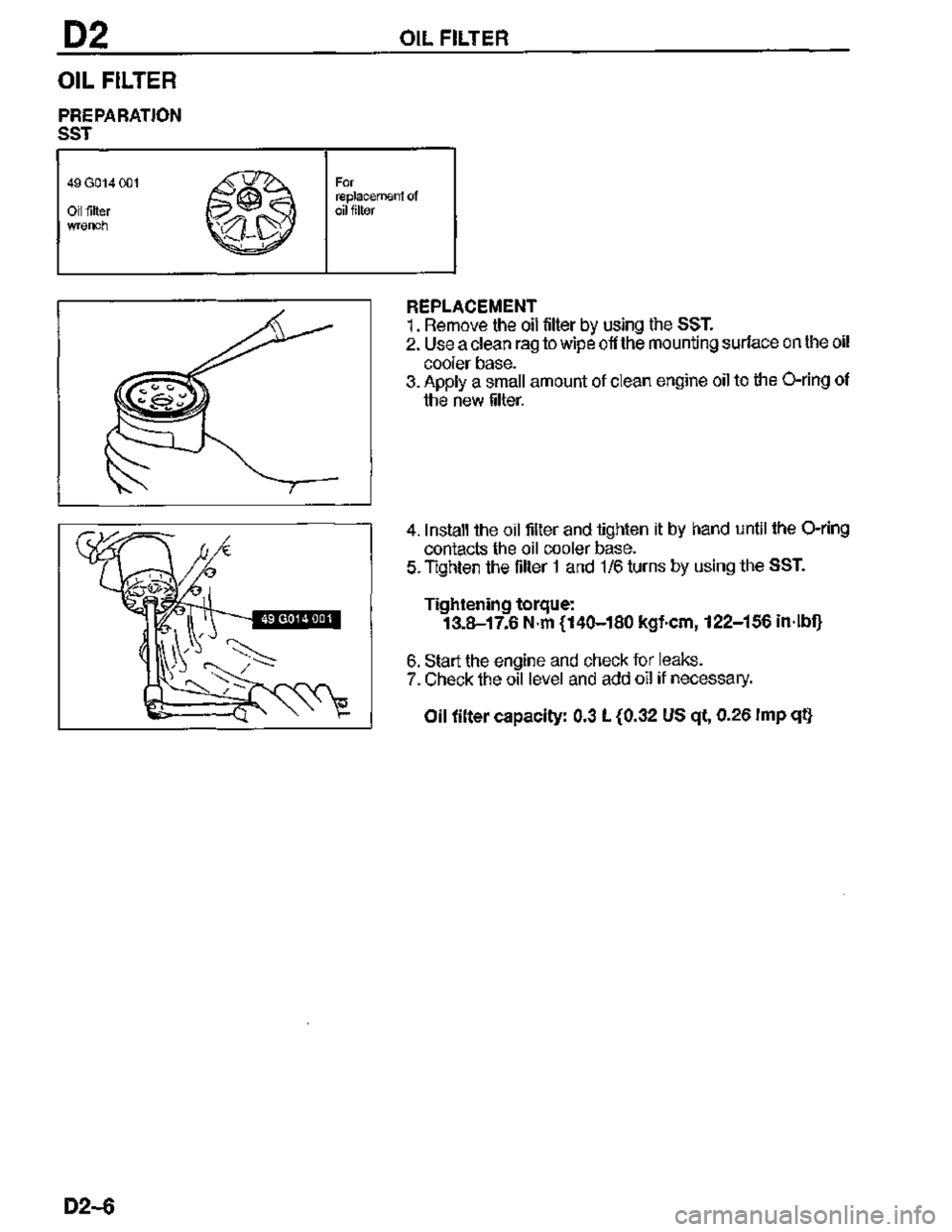 MAZDA MX-3 1995  Workshop Manual 