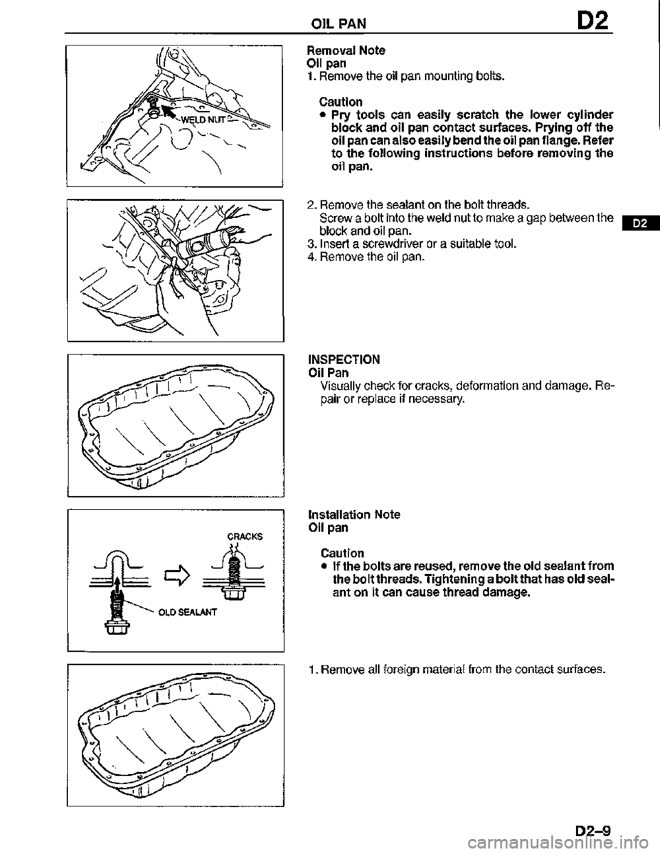 MAZDA MX-3 1995  Workshop Manual 