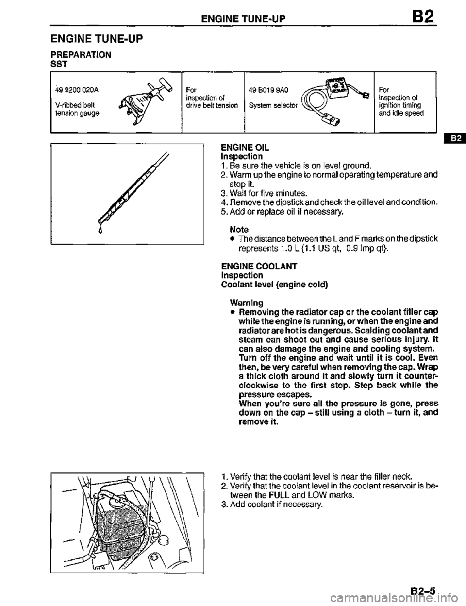 MAZDA MX-3 1995  Workshop Manual 
