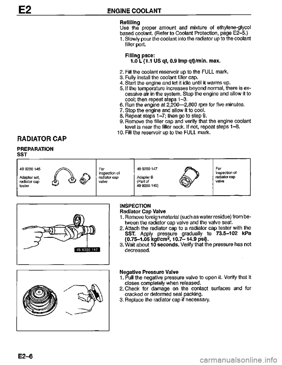 MAZDA MX-3 1995  Workshop Manual 