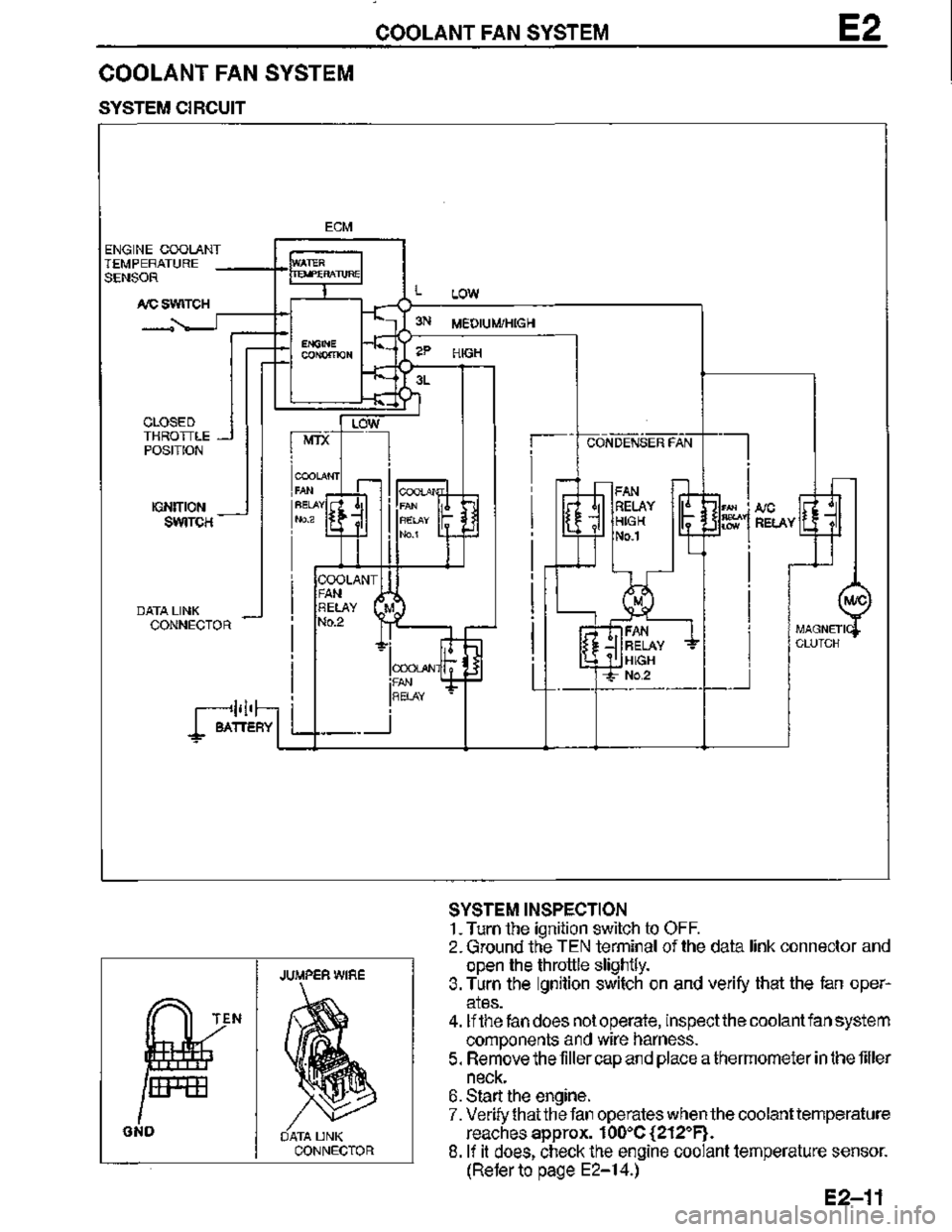 MAZDA MX-3 1995  Workshop Manual 