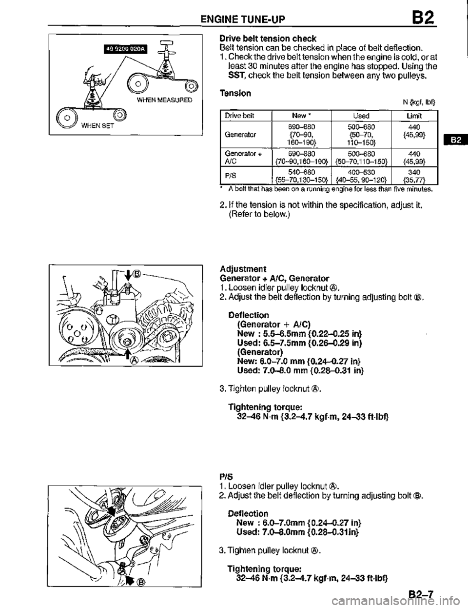 MAZDA MX-3 1995  Workshop Manual 