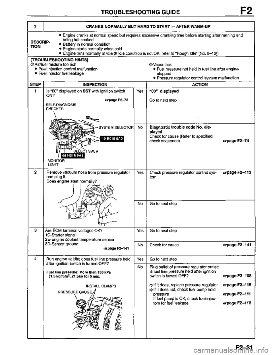 MAZDA MX-3 1995  Workshop Manual 