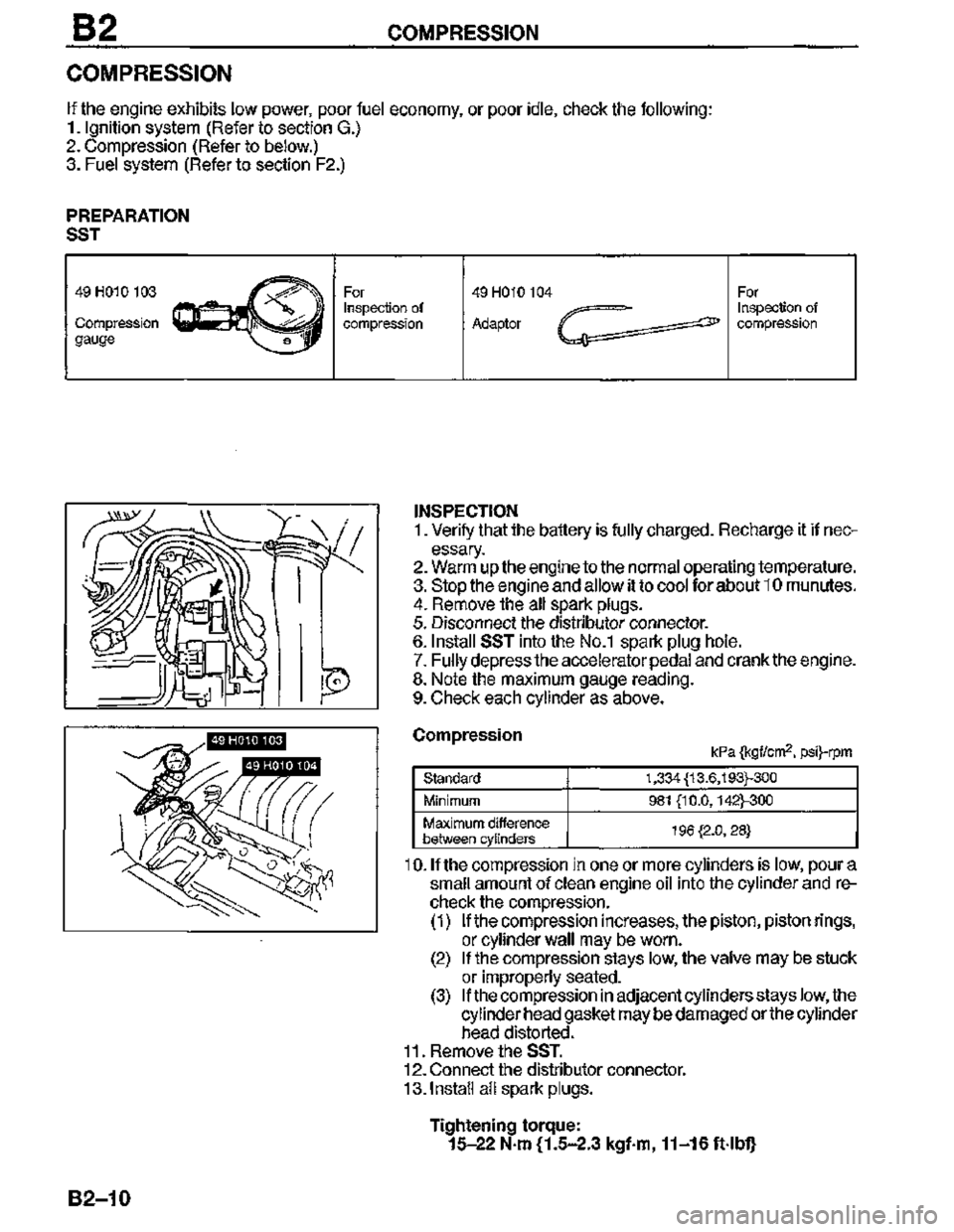 MAZDA MX-3 1995  Workshop Manual 
