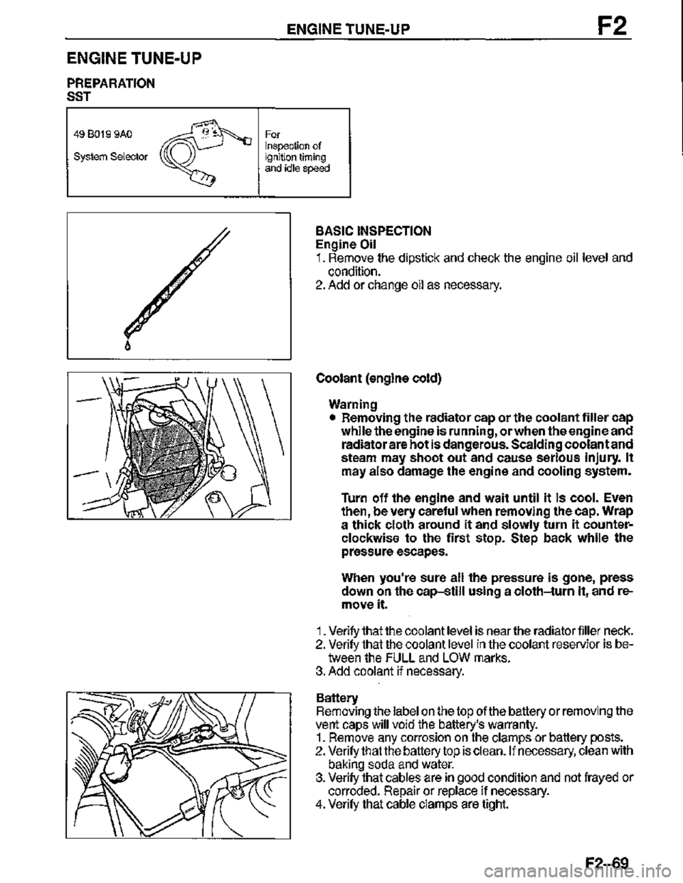 MAZDA MX-3 1995  Workshop Manual 