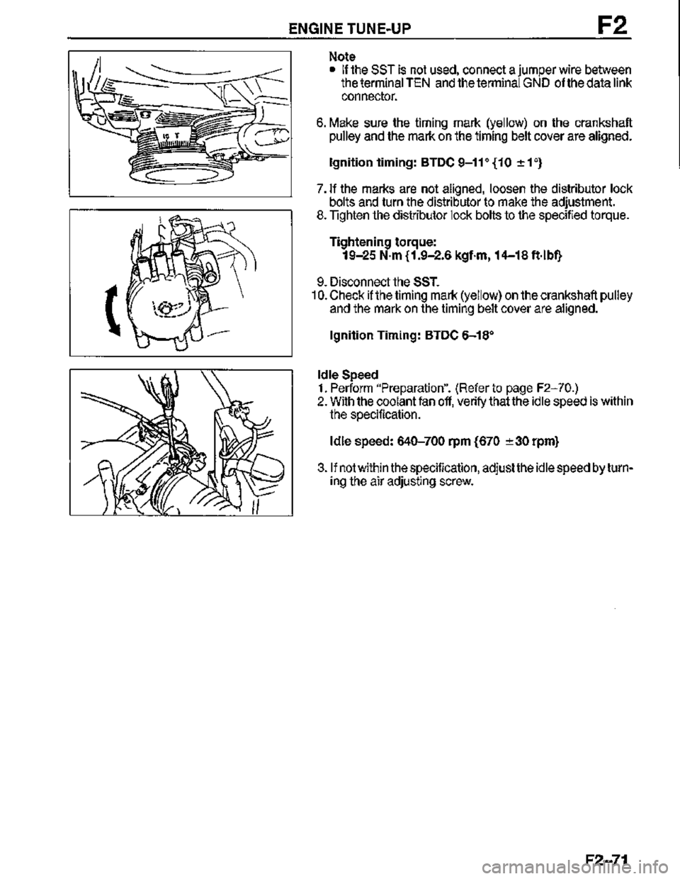 MAZDA MX-3 1995  Workshop Manual 