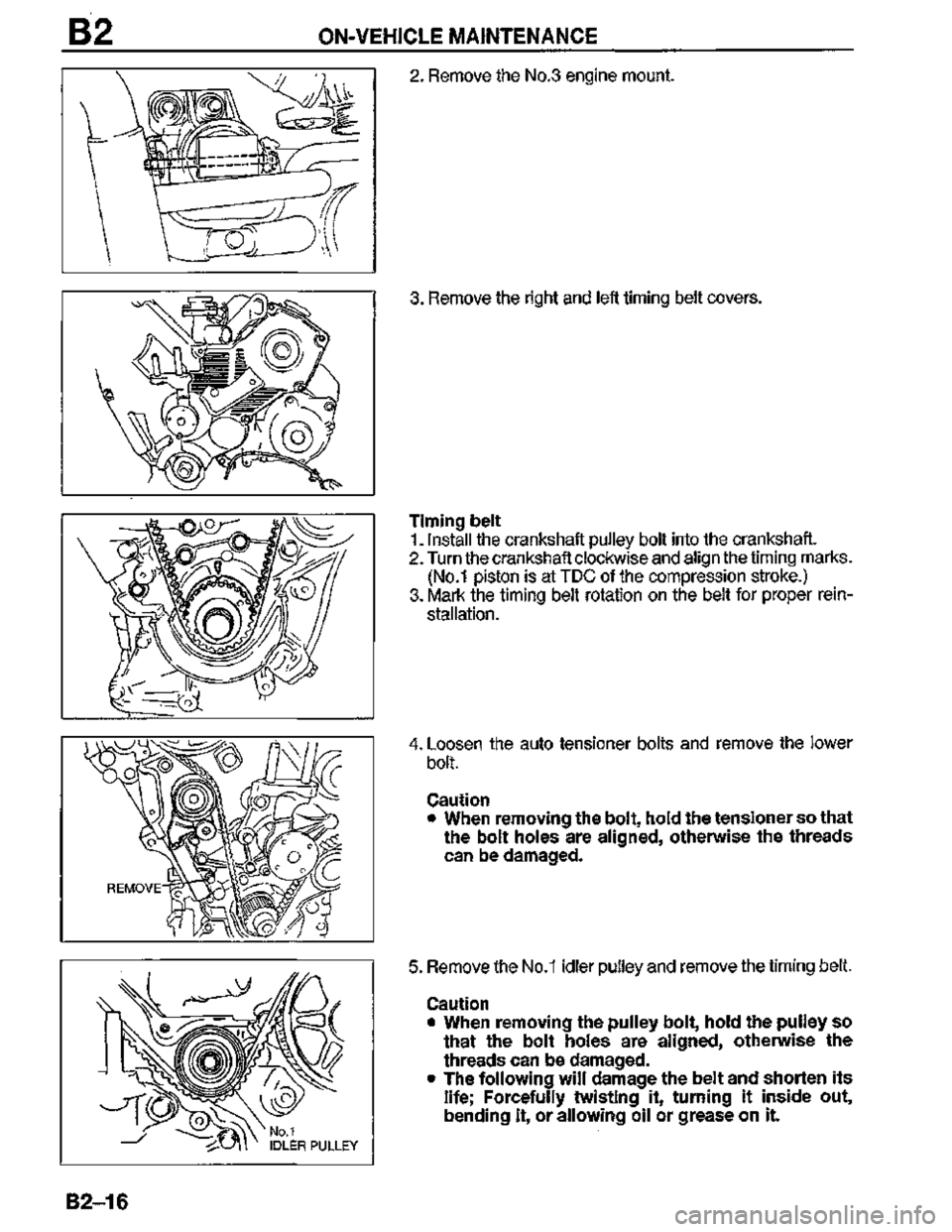 MAZDA MX-3 1995  Workshop Manual 
