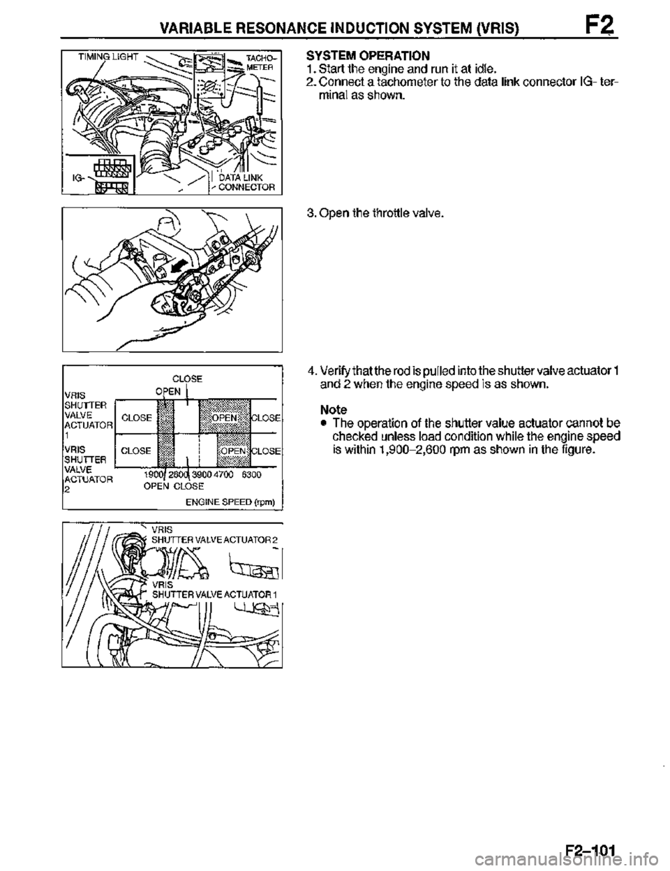 MAZDA MX-3 1995  Workshop Manual 