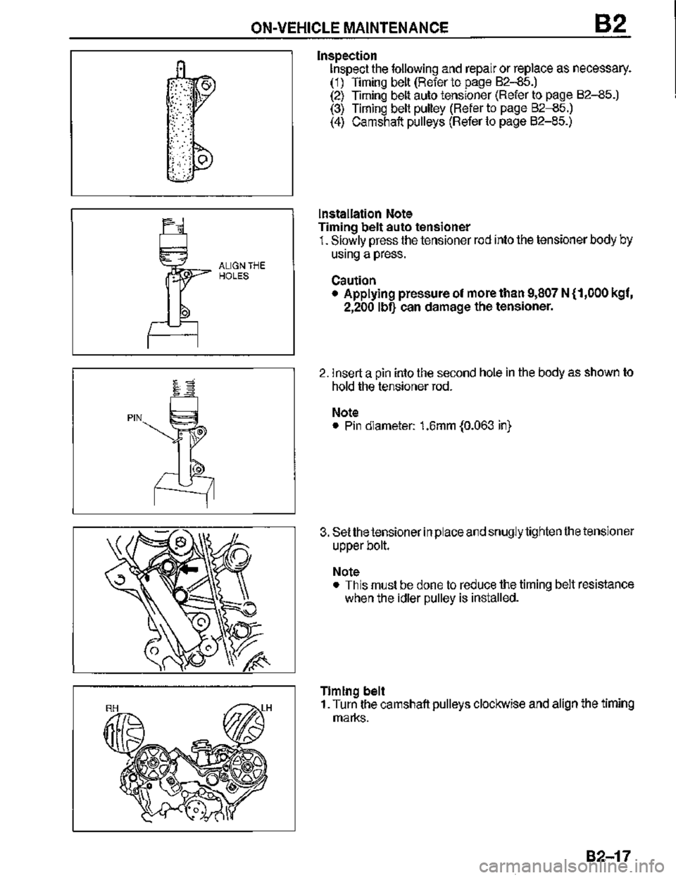 MAZDA MX-3 1995  Workshop Manual 