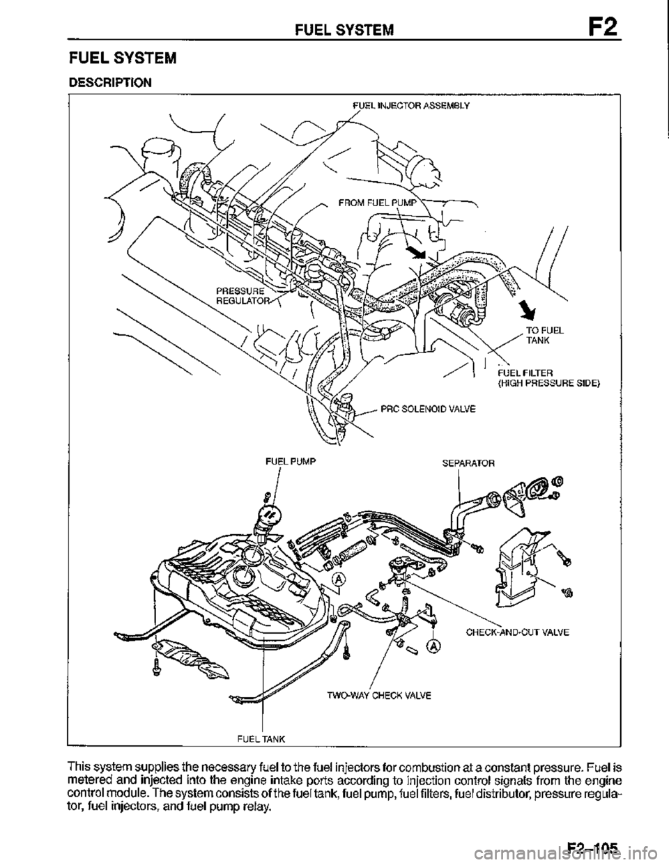 MAZDA MX-3 1995  Workshop Manual 