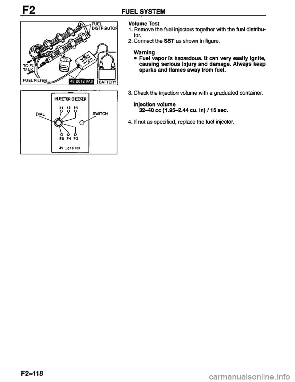 MAZDA MX-3 1995  Workshop Manual 