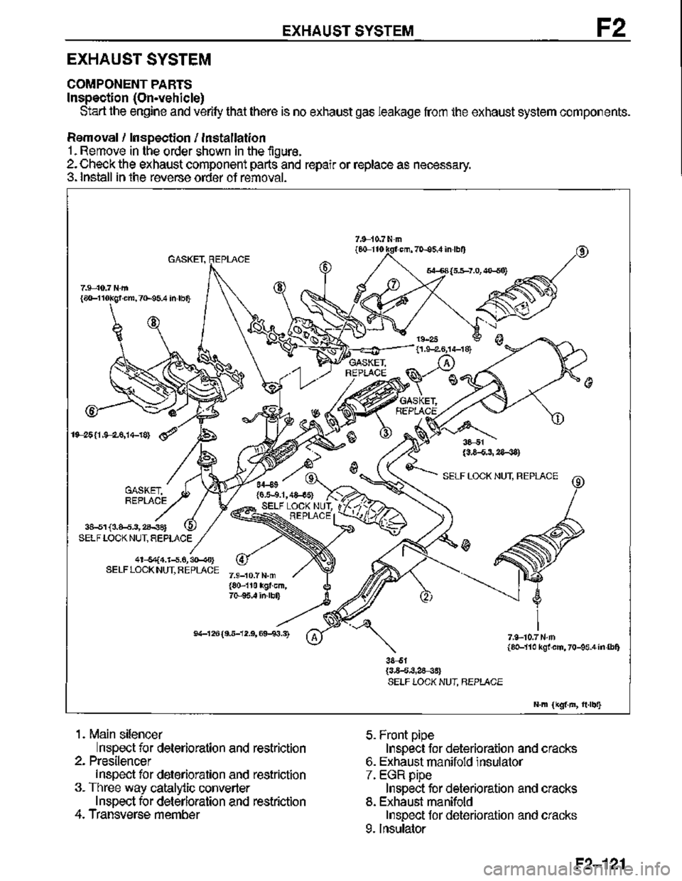 MAZDA MX-3 1995  Workshop Manual 
