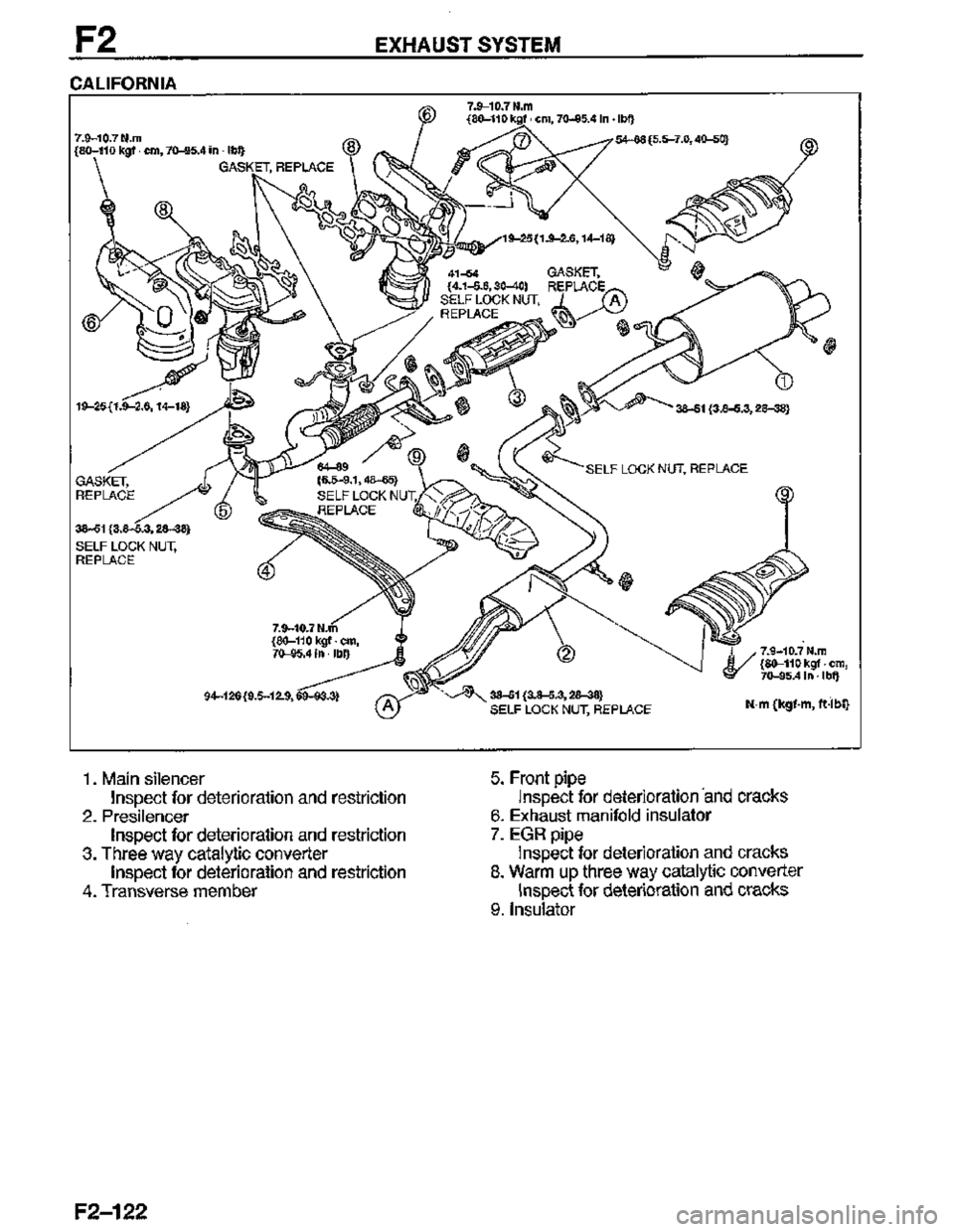MAZDA MX-3 1995  Workshop Manual 