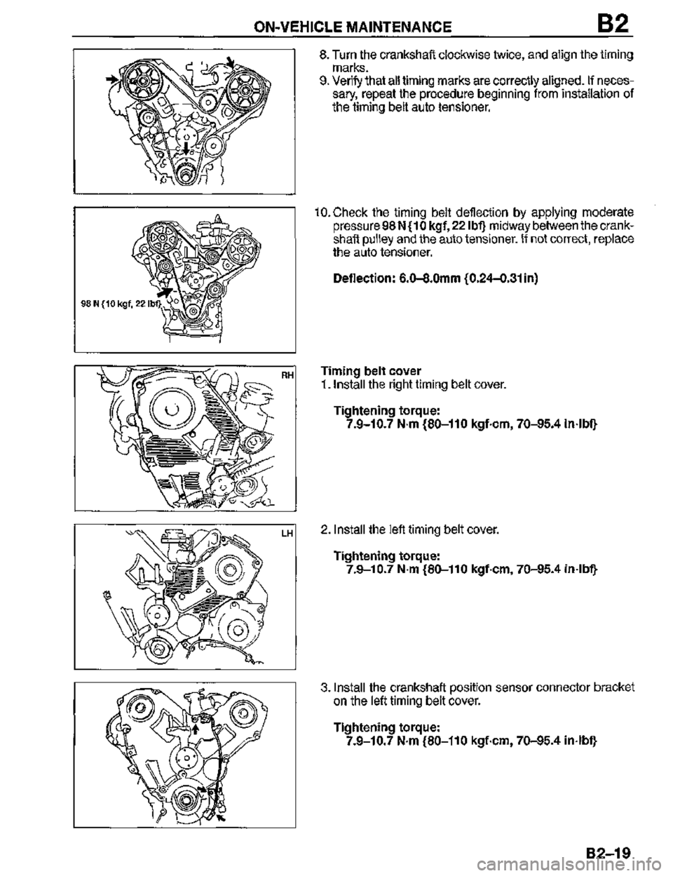 MAZDA MX-3 1995  Workshop Manual 