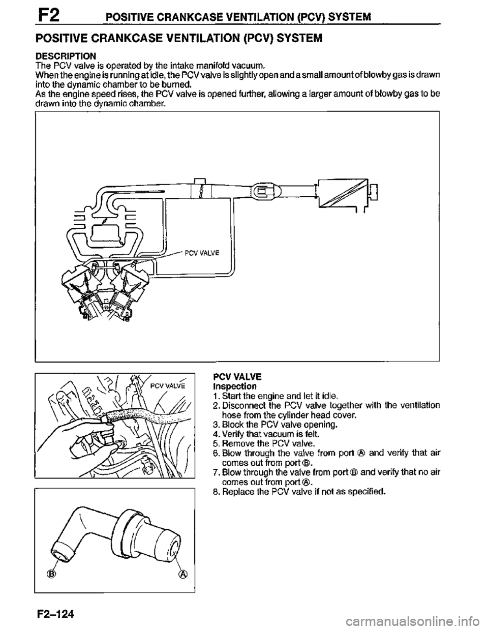 MAZDA MX-3 1995  Workshop Manual 