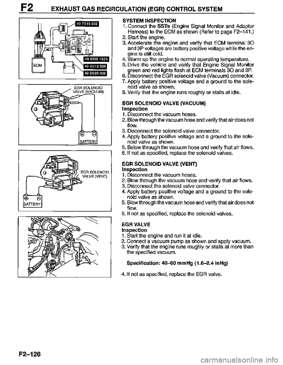MAZDA MX-3 1995  Workshop Manual 