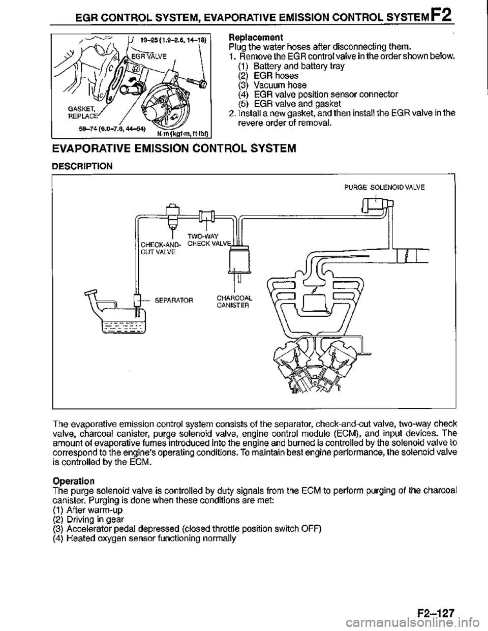 MAZDA MX-3 1995  Workshop Manual 