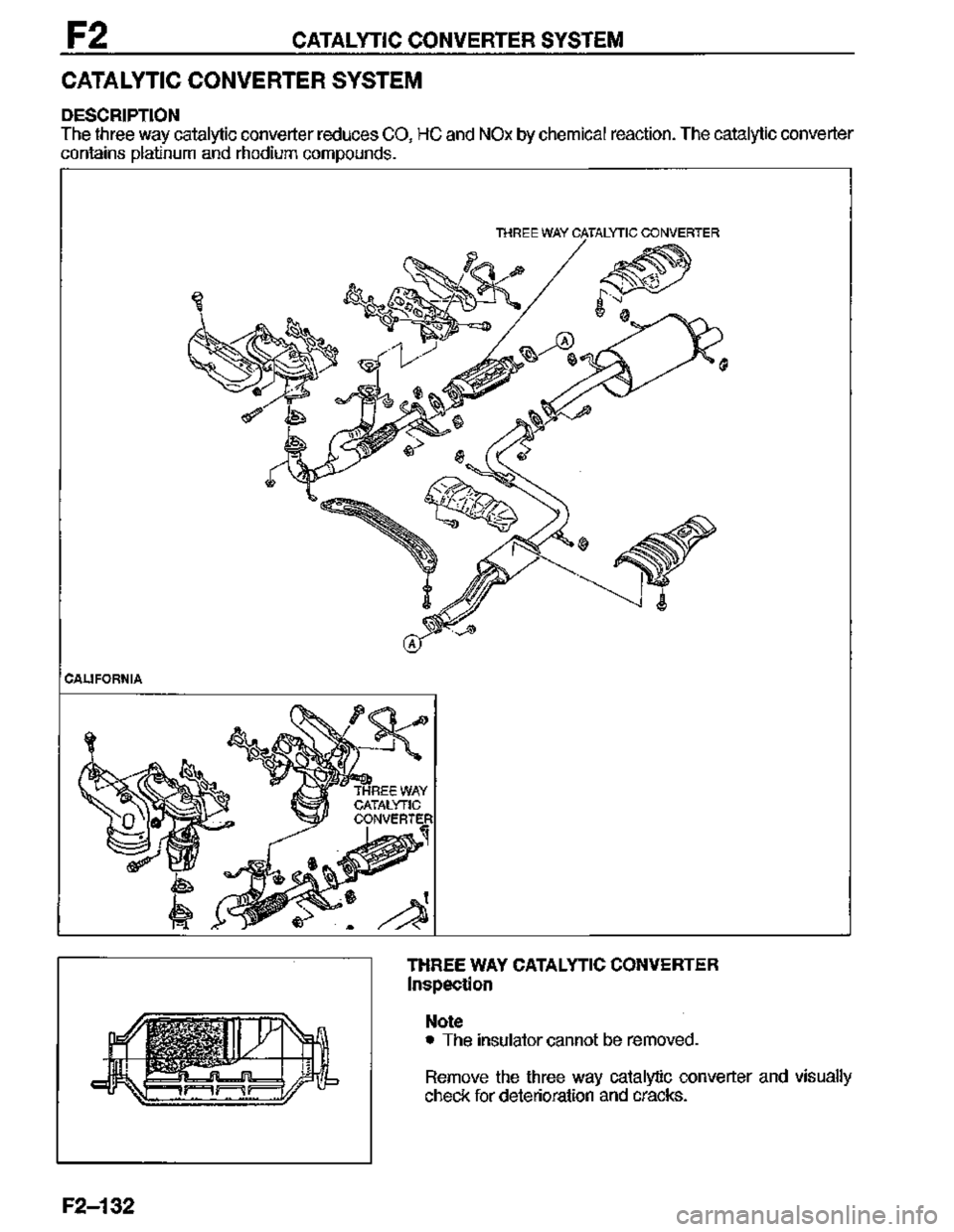 MAZDA MX-3 1995  Workshop Manual 