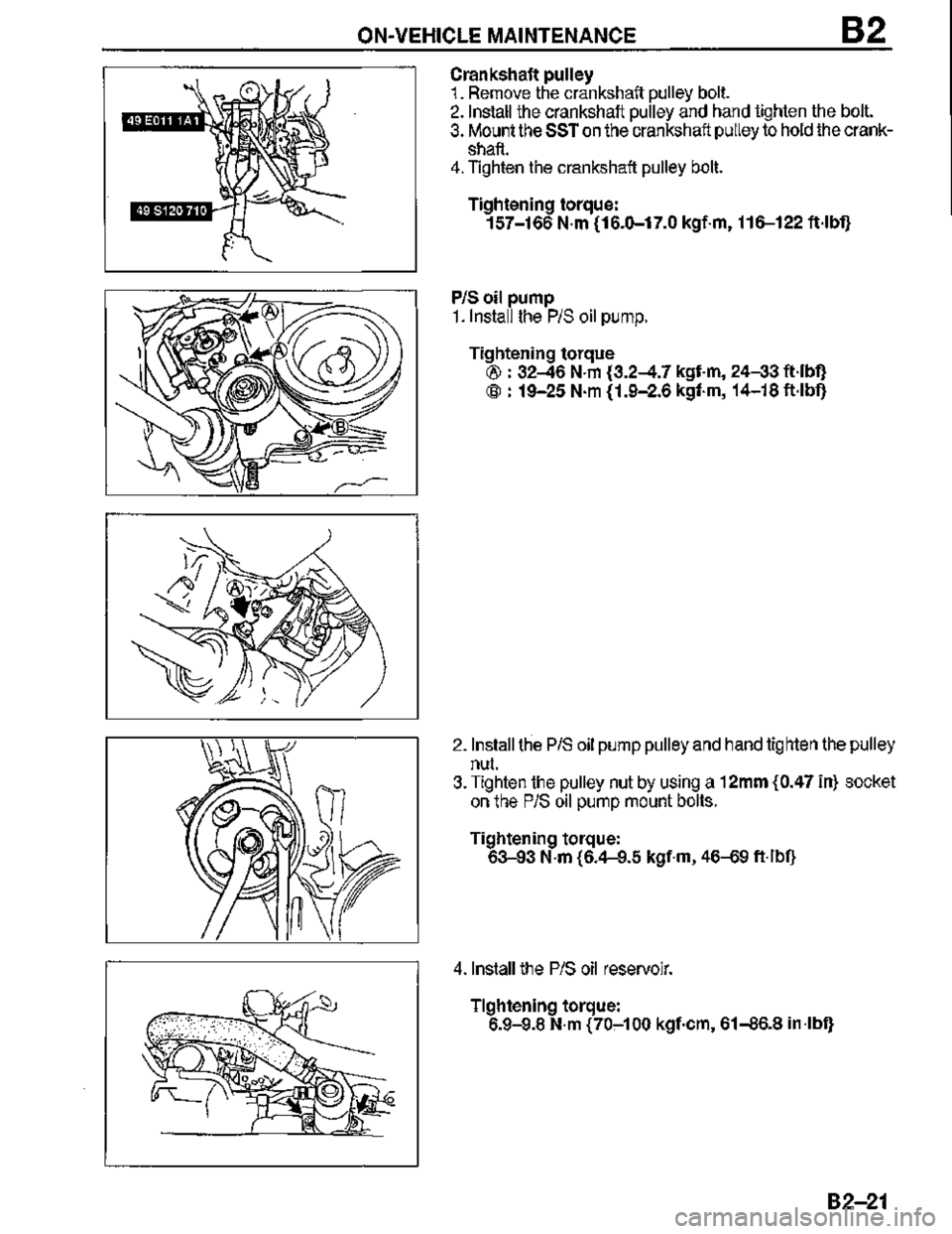 MAZDA MX-3 1995  Workshop Manual 