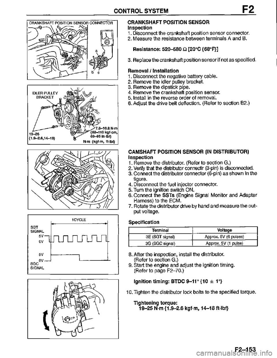 MAZDA MX-3 1995  Workshop Manual 