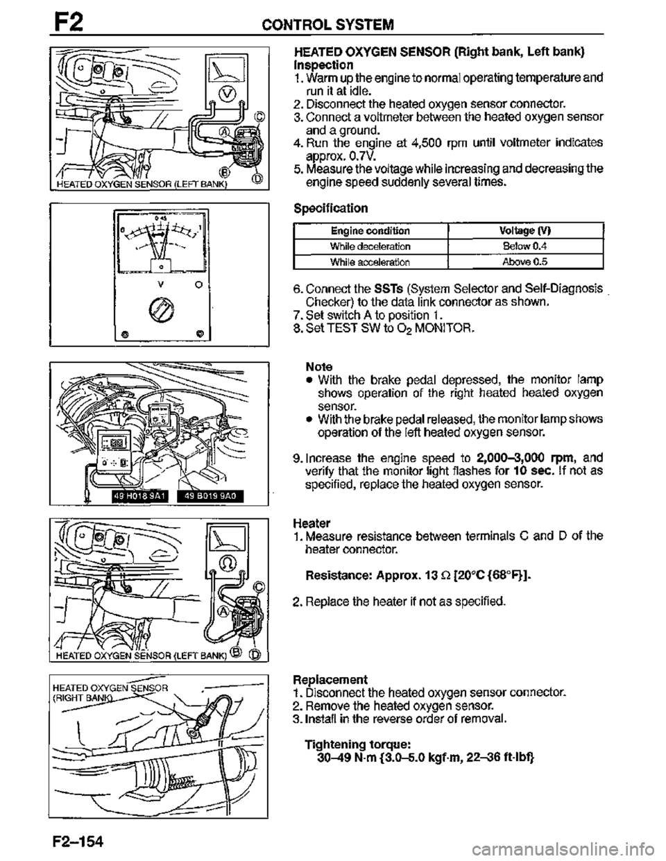 MAZDA MX-3 1995  Workshop Manual 