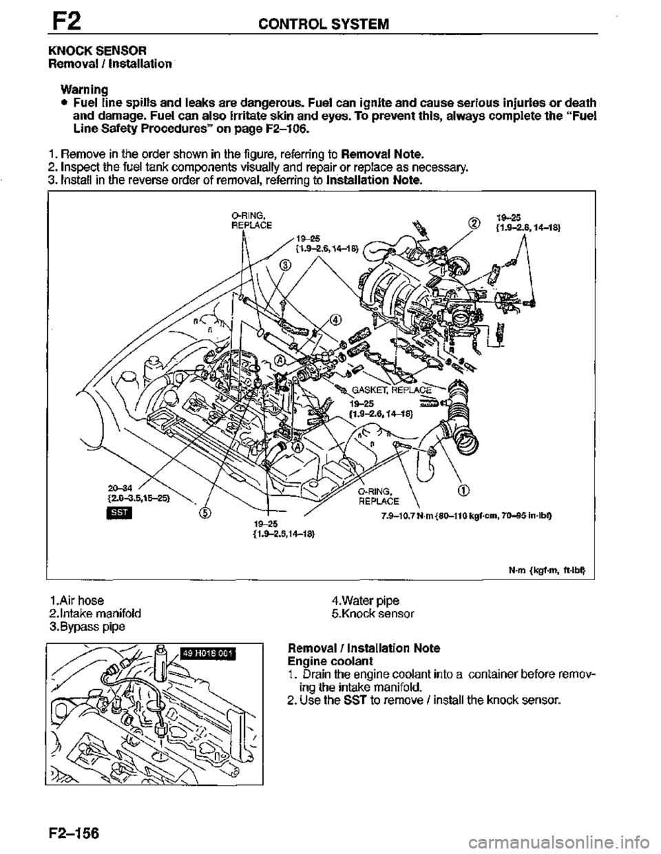 MAZDA MX-3 1995  Workshop Manual 