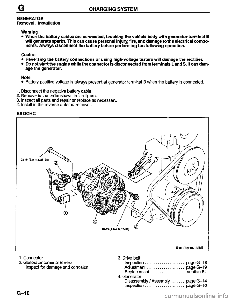 MAZDA MX-3 1995  Workshop Manual 