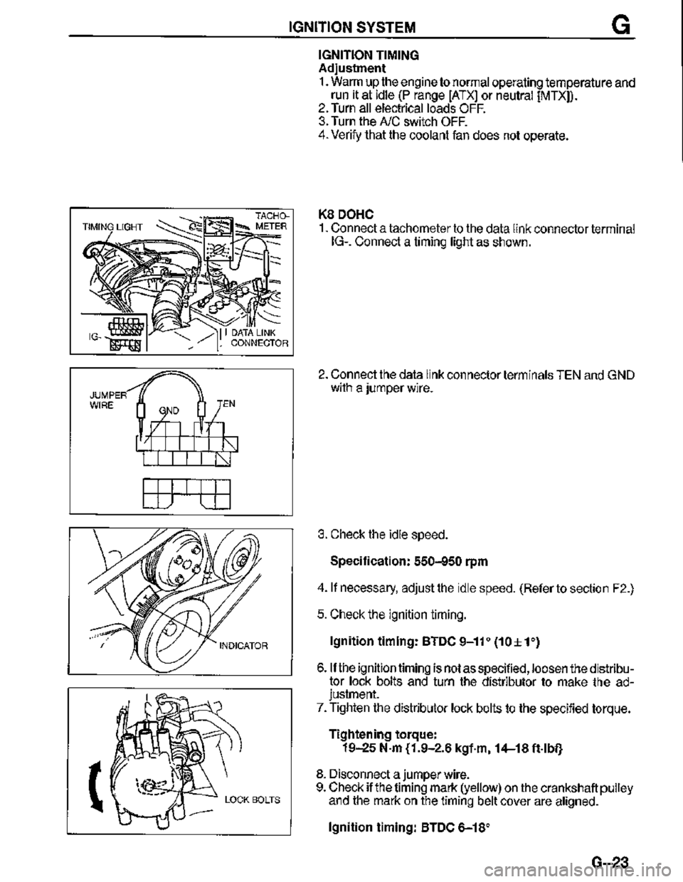 MAZDA MX-3 1995  Workshop Manual 