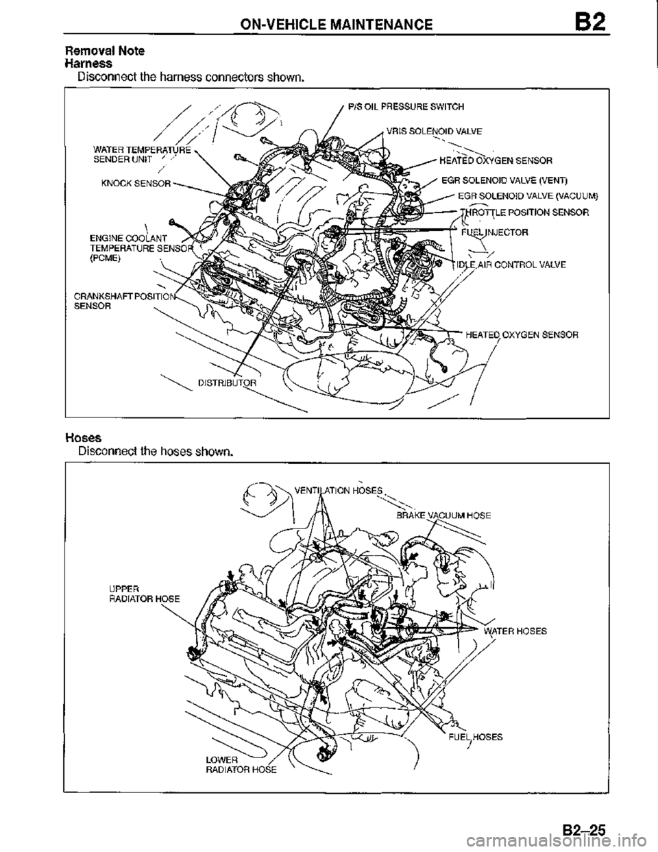 MAZDA MX-3 1995  Workshop Manual 