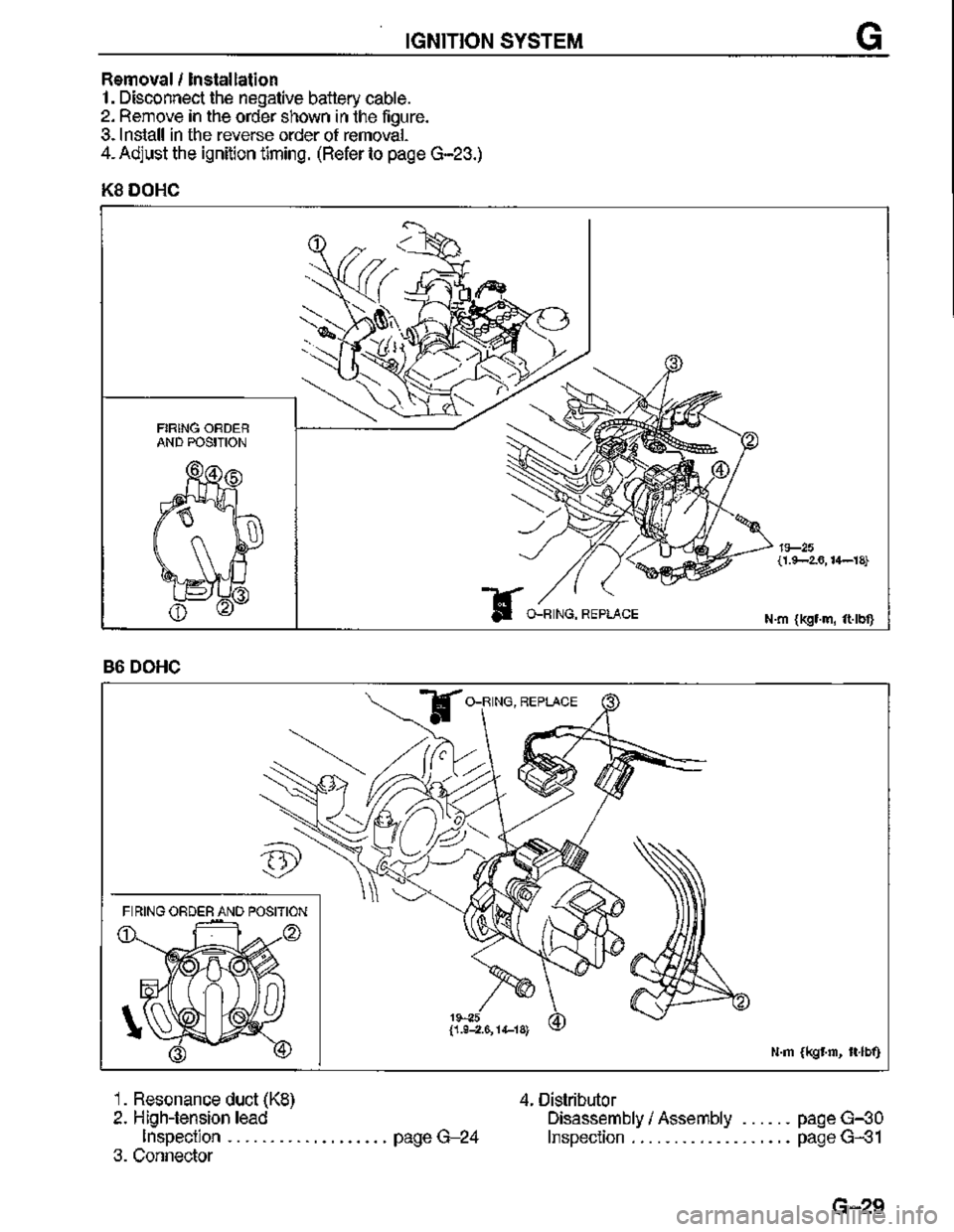 MAZDA MX-3 1995  Workshop Manual 