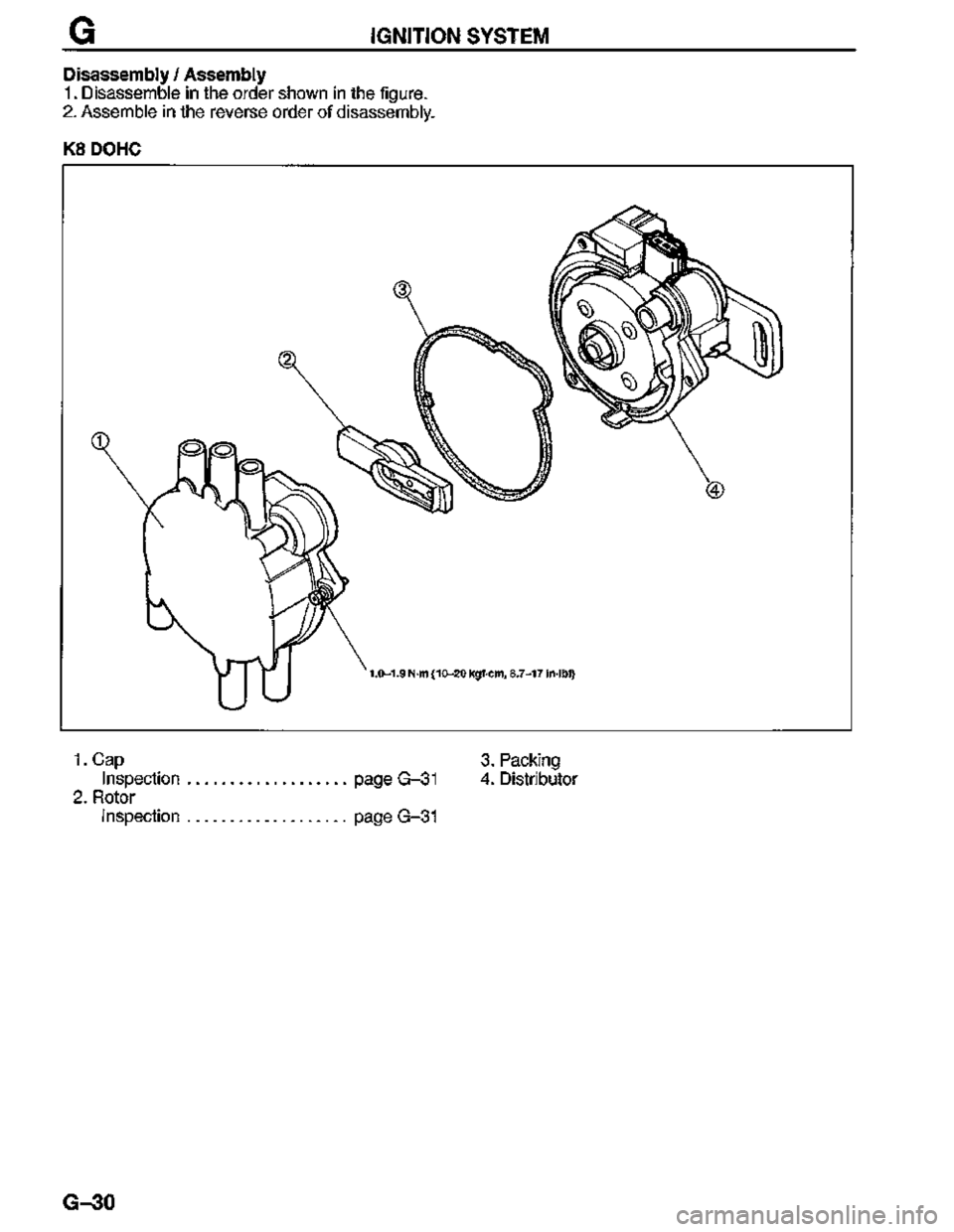 MAZDA MX-3 1995  Workshop Manual 
