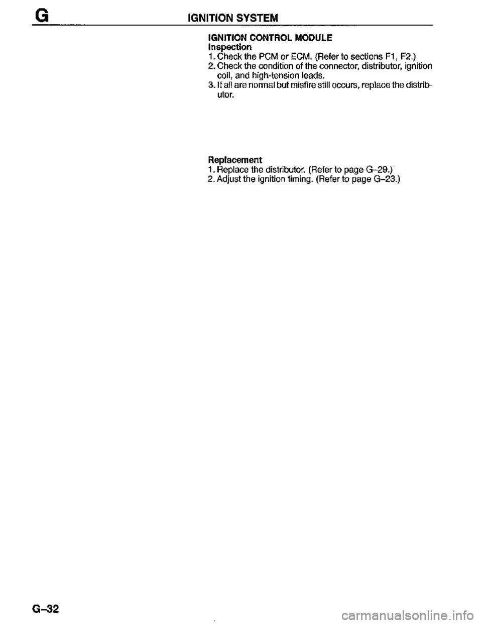 MAZDA MX-3 1995  Workshop Manual 