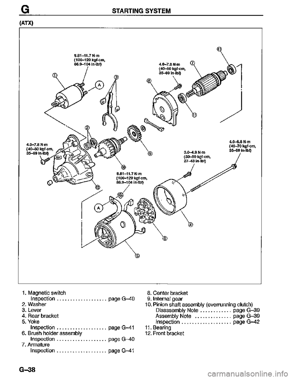MAZDA MX-3 1995  Workshop Manual 
