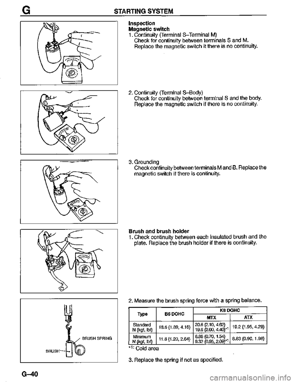 MAZDA MX-3 1995  Workshop Manual 