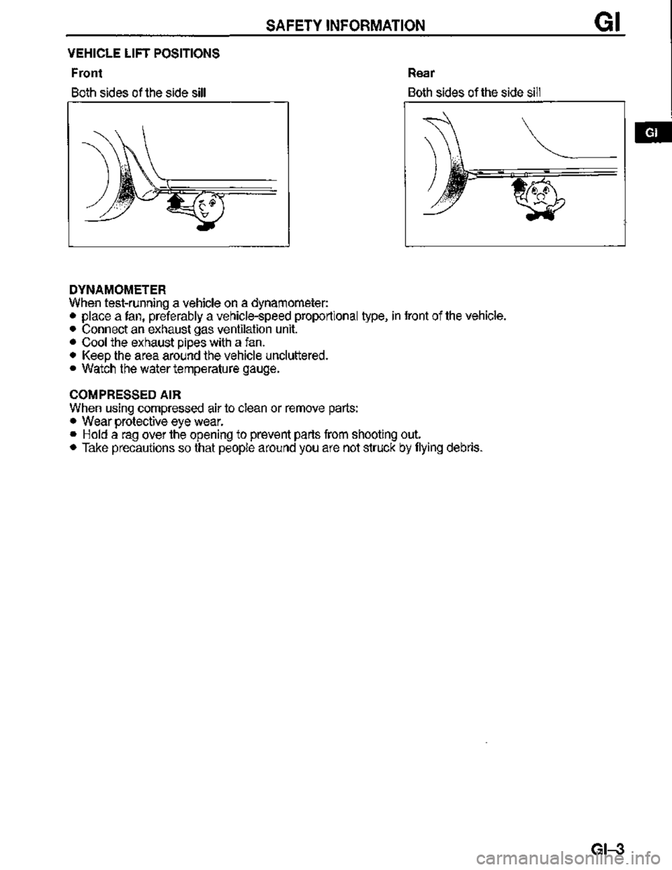 MAZDA MX-3 1995  Workshop Manual 