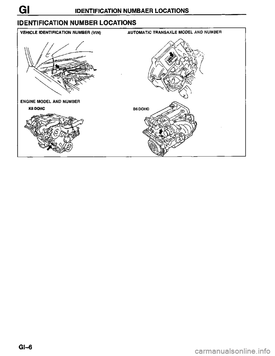 MAZDA MX-3 1995  Workshop Manual 