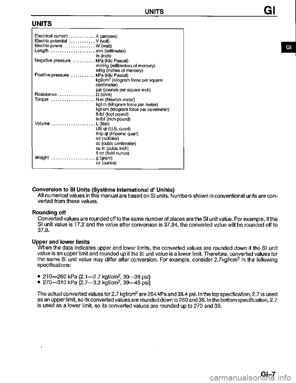 MAZDA MX-3 1995  Workshop Manual 