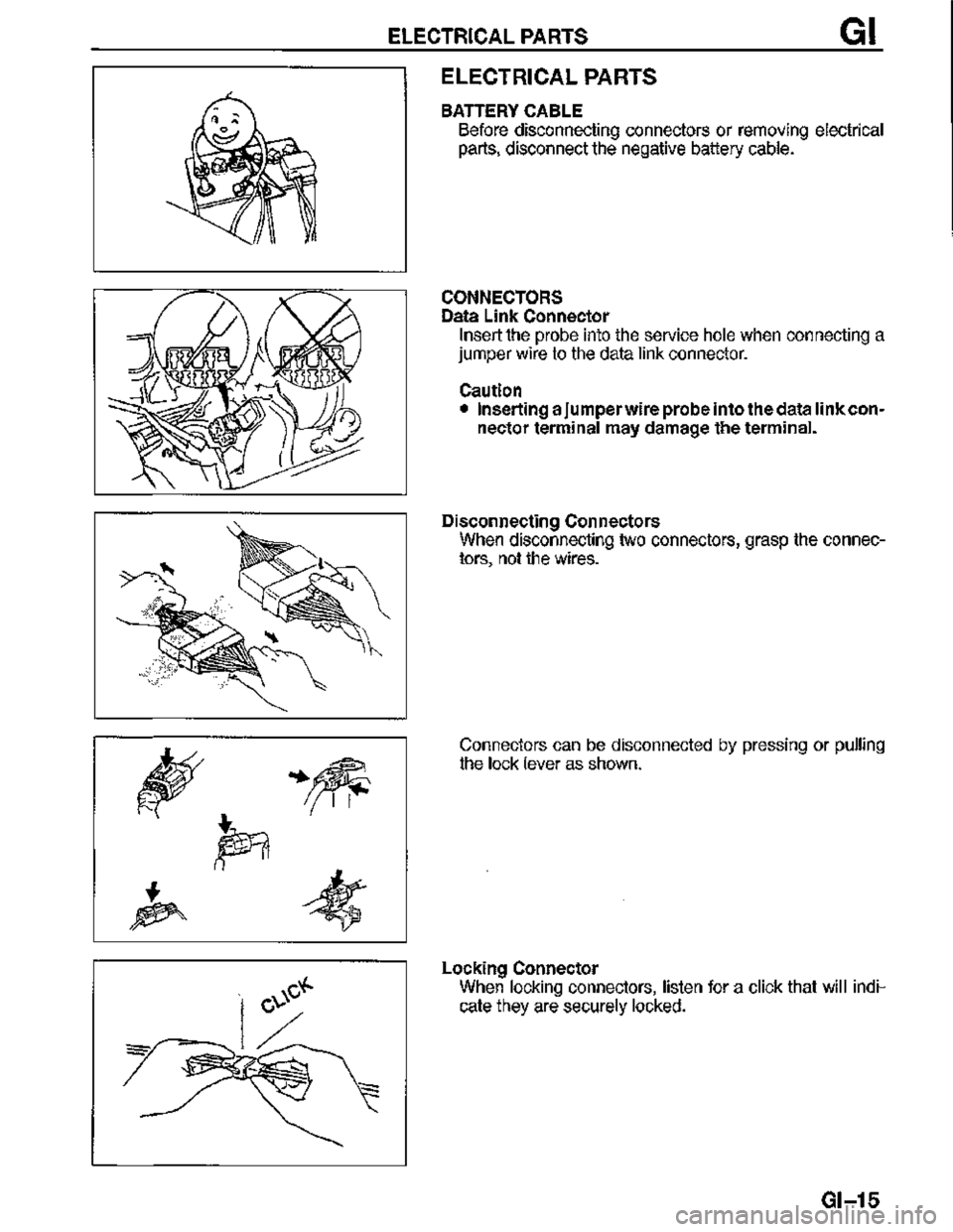 MAZDA MX-3 1995  Workshop Manual 