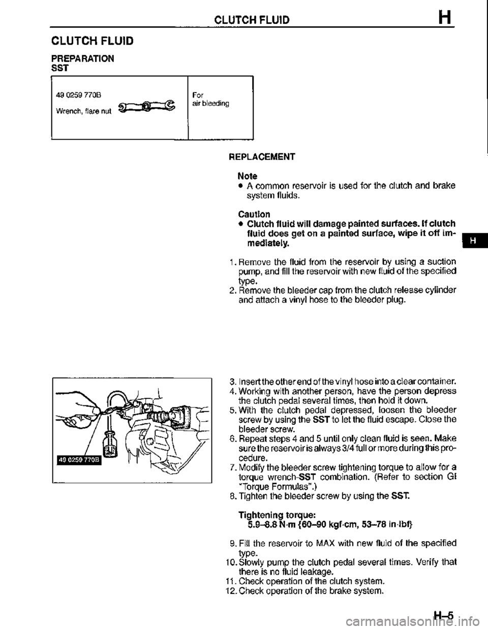 MAZDA MX-3 1995  Workshop Manual 