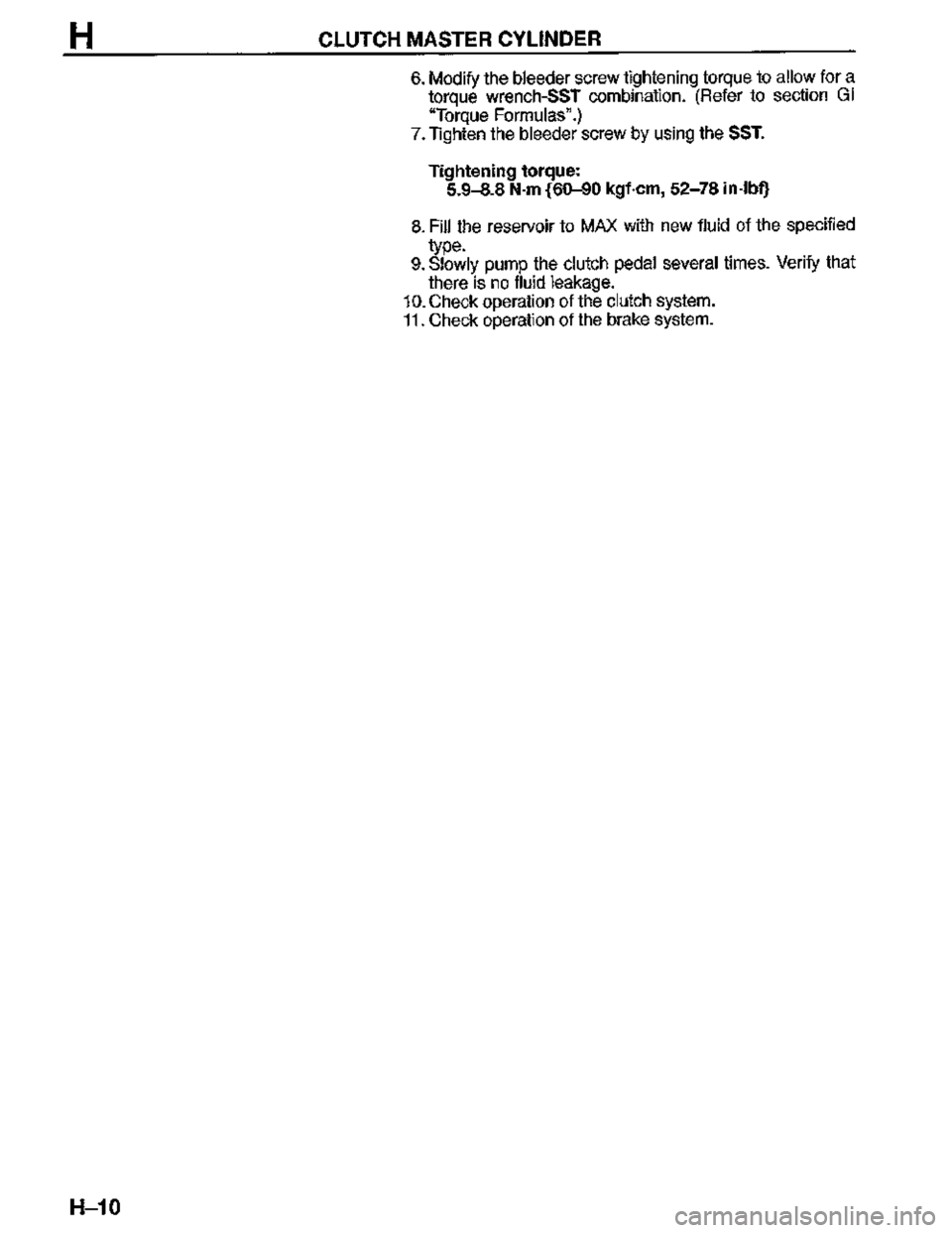 MAZDA MX-3 1995  Workshop Manual 