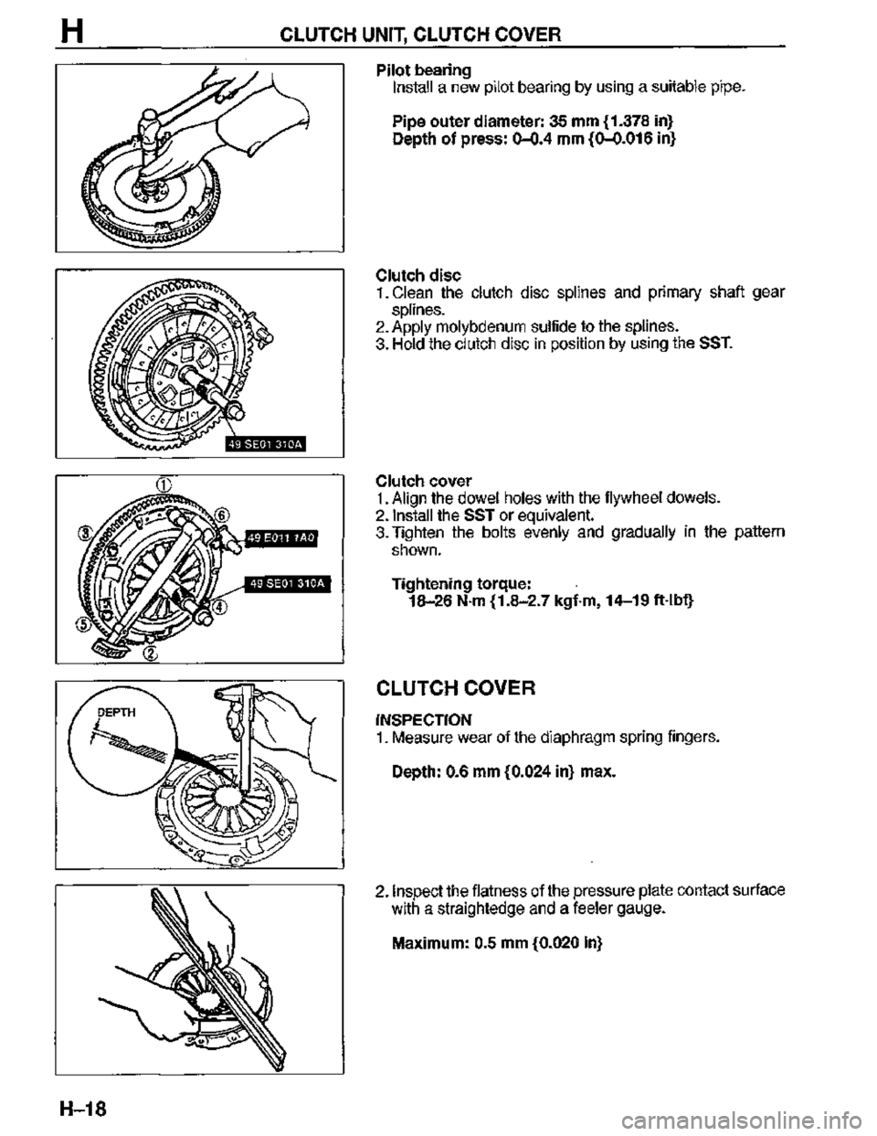 MAZDA MX-3 1995  Workshop Manual 