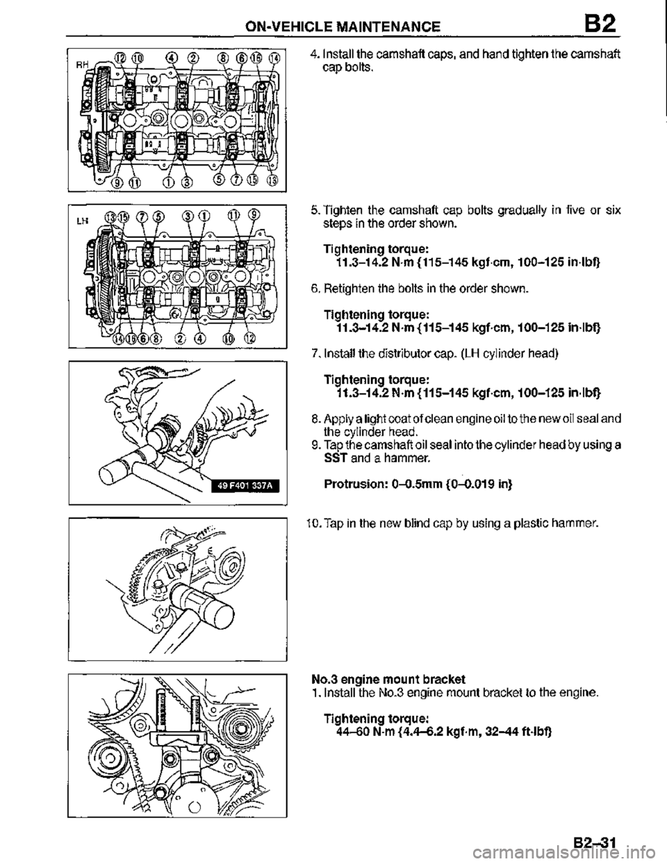 MAZDA MX-3 1995  Workshop Manual 