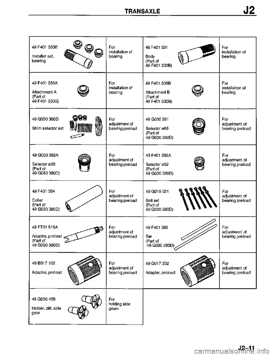 MAZDA MX-3 1995  Workshop Manual 
