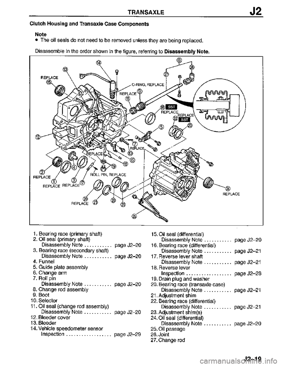 MAZDA MX-3 1995  Workshop Manual 